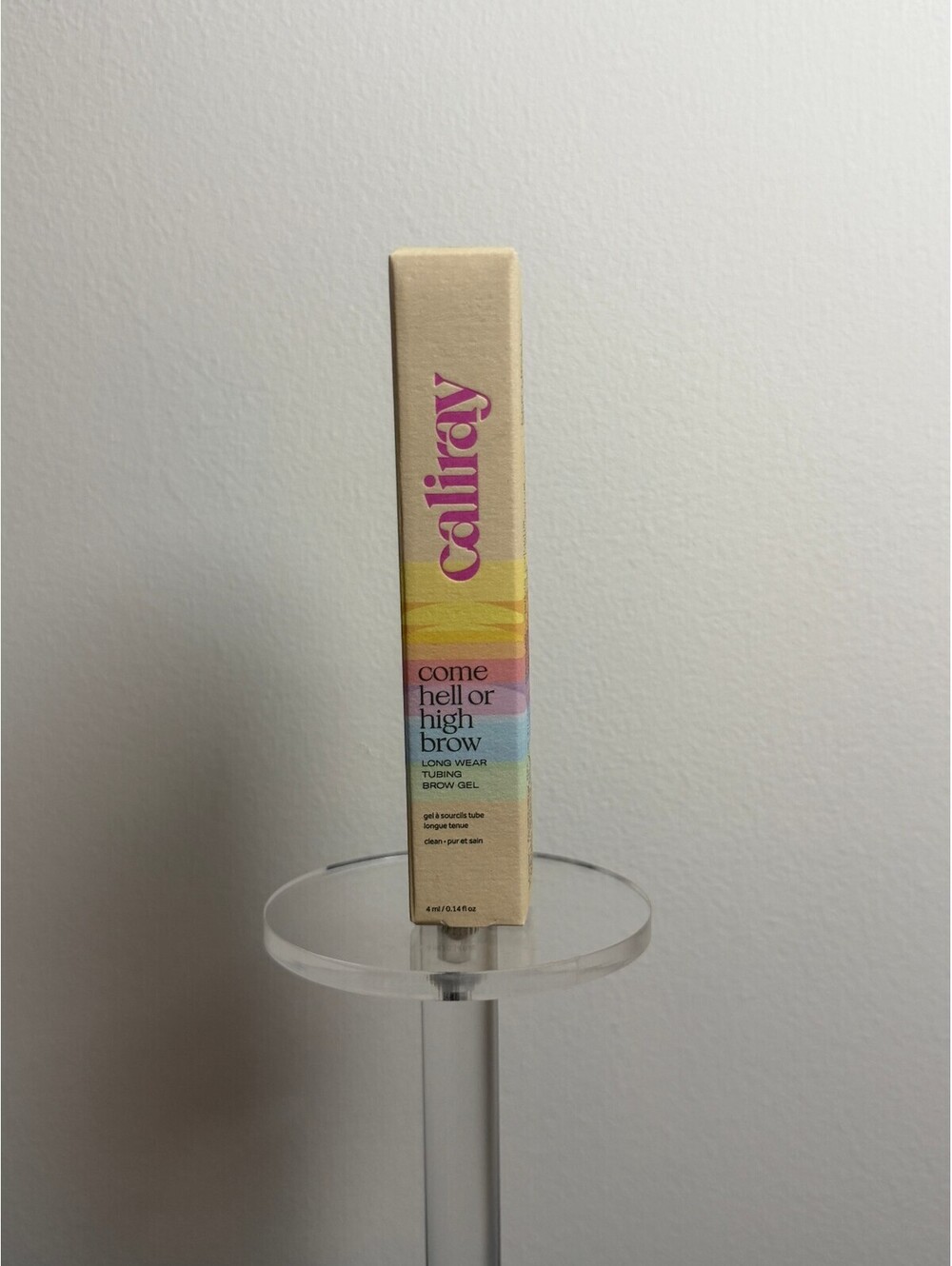 calliray Come Hell Or High Brow Volumizing Tubing Brow Gel, Clear, 0.14 oz